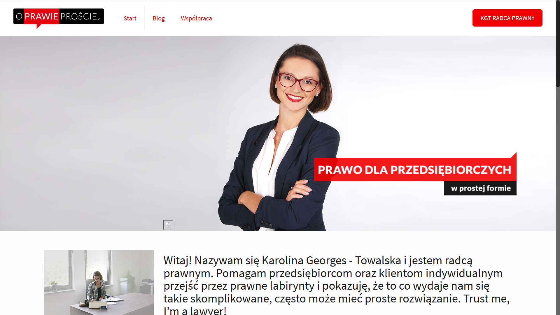 Blog mecenas Karoliny Georges-Towalskiej O prawie prościej